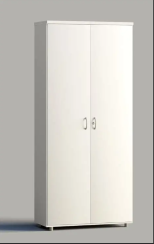 ARMARIO ALTO C/PUERTAS 92X42X206 + PACK 4 ESTANTES